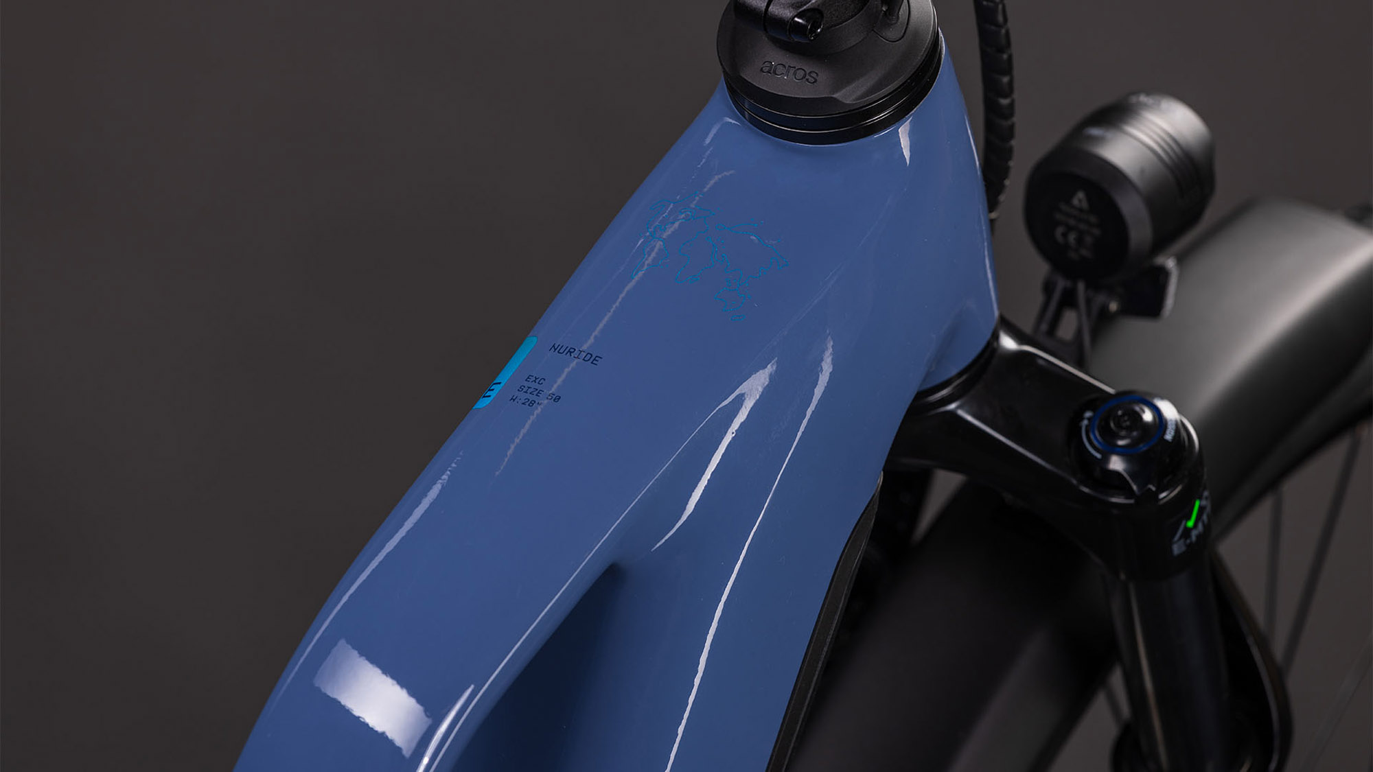 Cube Nuride Hybrid EXC 800 jeansblue´n´blue Trapeze – Bild 7