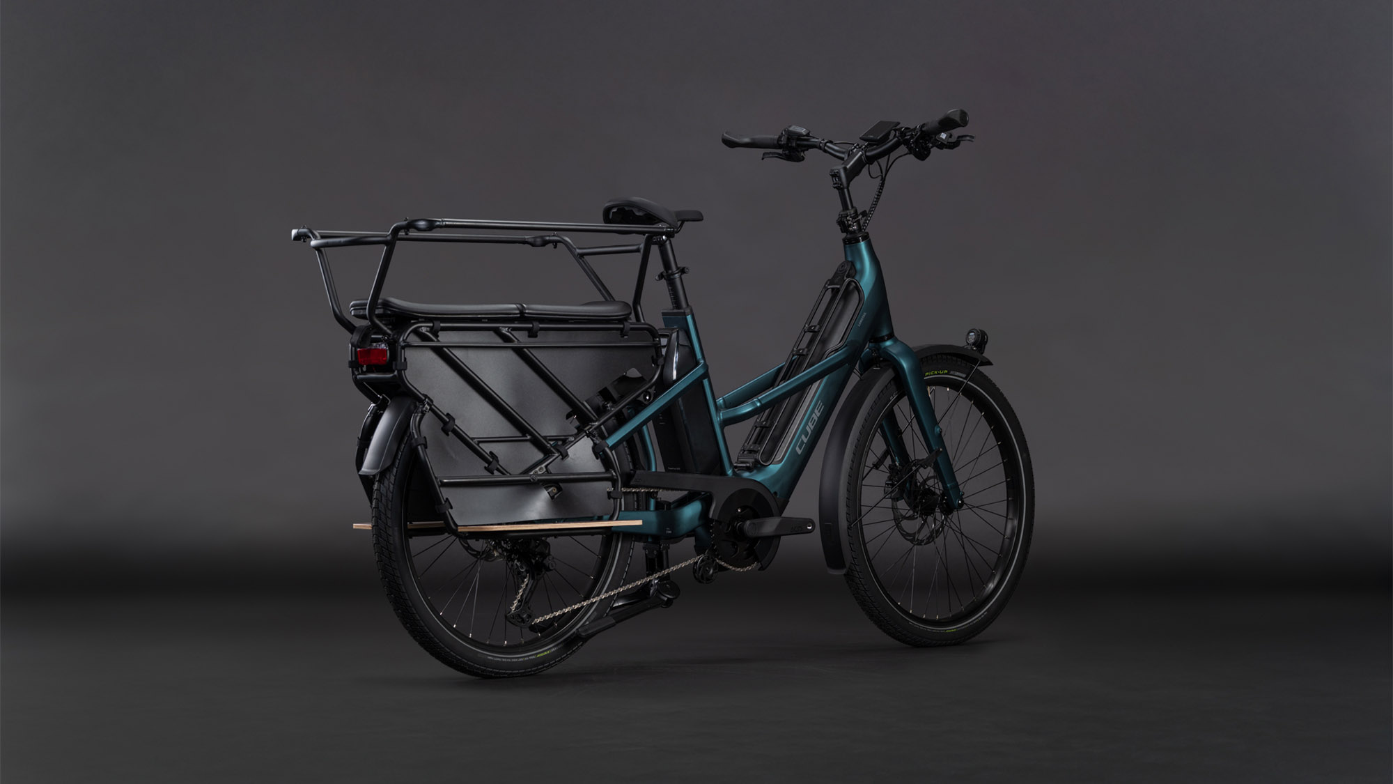 Cube Longtail Hybrid Family 800 royalgreen´n´black – Bild 2