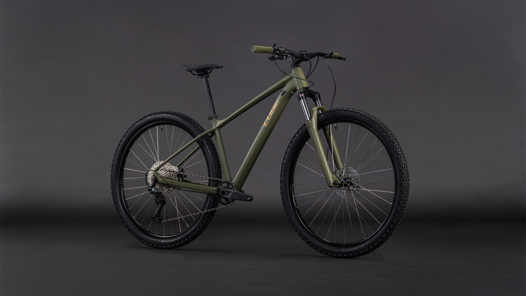 Cube Aim SLX dustyolive´n´gold – Bild 2