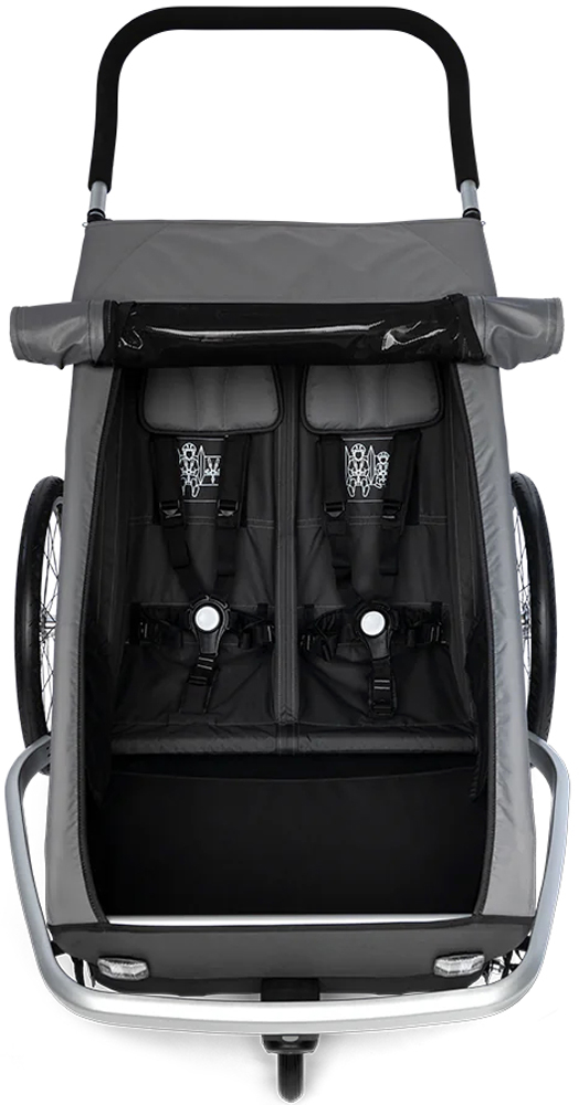 Croozer Keeke 2 Kinder-Fahrradanhänger – Bild 6